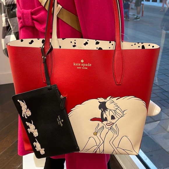 Kate Spade Disney X Kate Spade New York Cruella Tote Bag
Red Multi - Picture 12 of 16